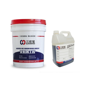 Good Water Resistance D4 level two components Curing Agent puzzle glue for soft wood board splicing,laminating