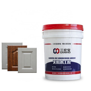 Cheap price waterproof fast bonding good heat resistance contact adhesive white glue craft vacuum membrane press wood glue