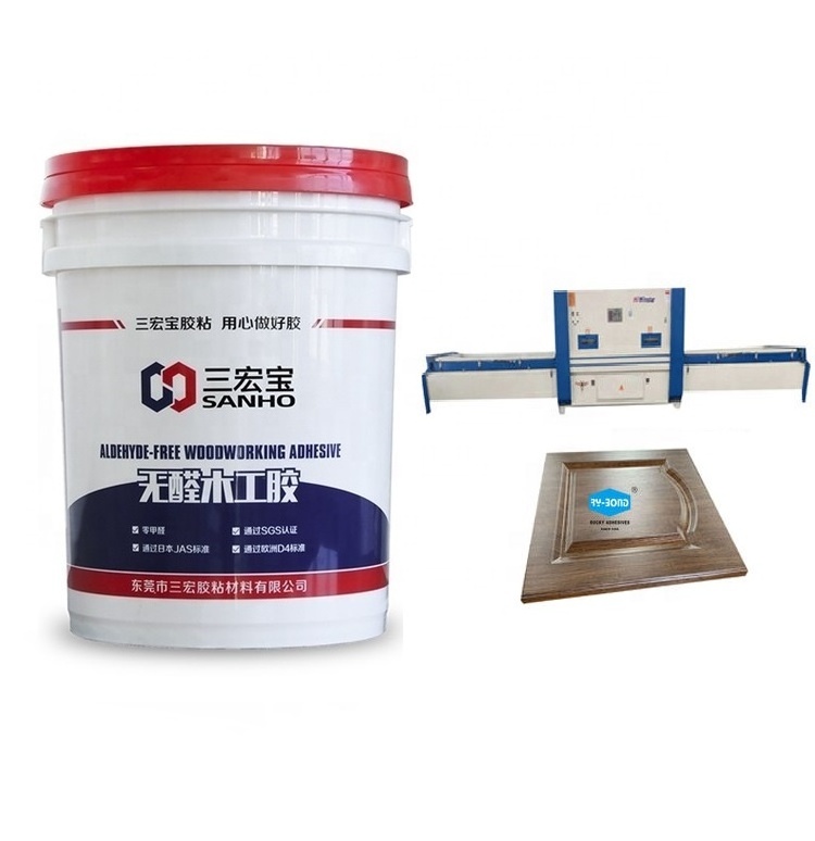 Factory wholesale vacuum non-toxic membrane press water based PU white glue