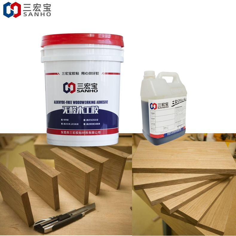 Manufactory direct contact adhesive fast drying glue bond white fluid craft vacuum membrane press wood glue