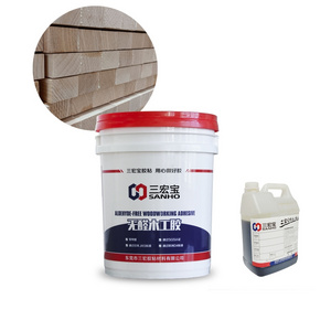 Solid wood usage water based laminating glue two component adhesive for woodworking