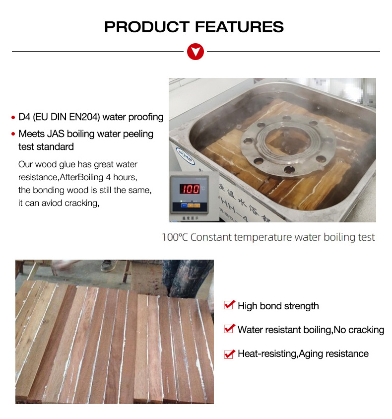 High quality wood working series Laminating Adhesive white glue for solid wood furniture