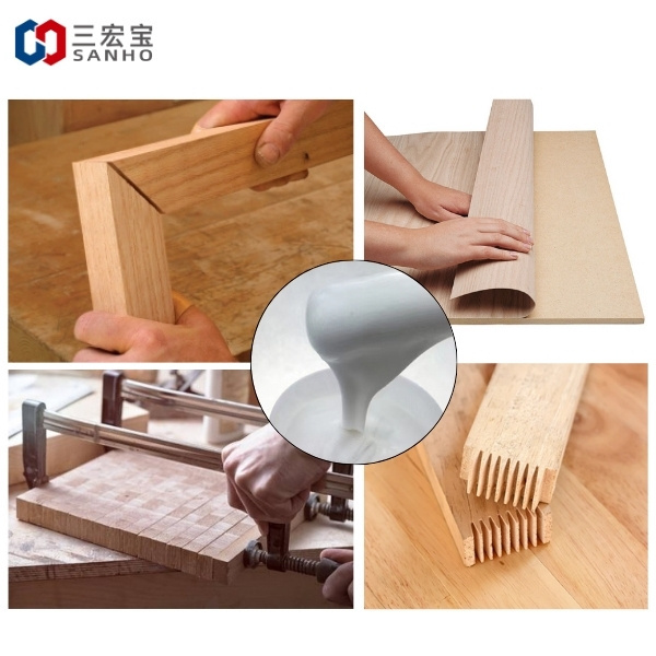 wholesale product 4KG Wood furniture carpenter glue PVA white wood adhesive D4 water resistant