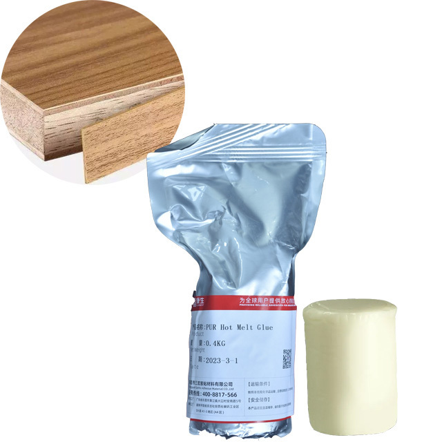 One component Reactive Polyurethane Hot Melt Glue PUR Edge Banding Adhesive