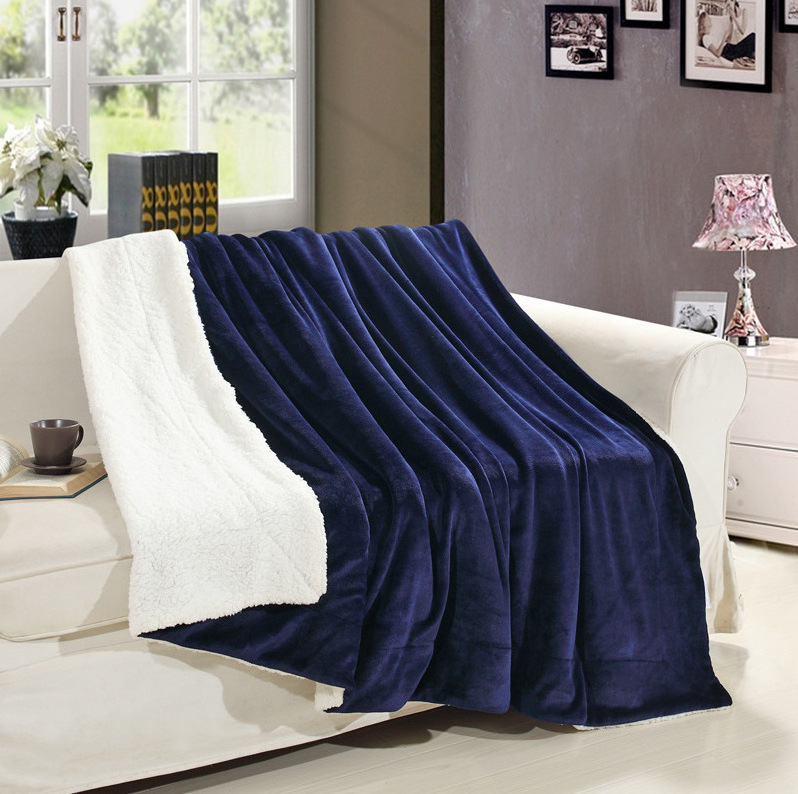 Throw Blankets for Sofa Couch Bed Decorative Fuzzy Plush Warm Cozy Throws for Living Room Bedroom Sherpa Flannel Fleece Blankets