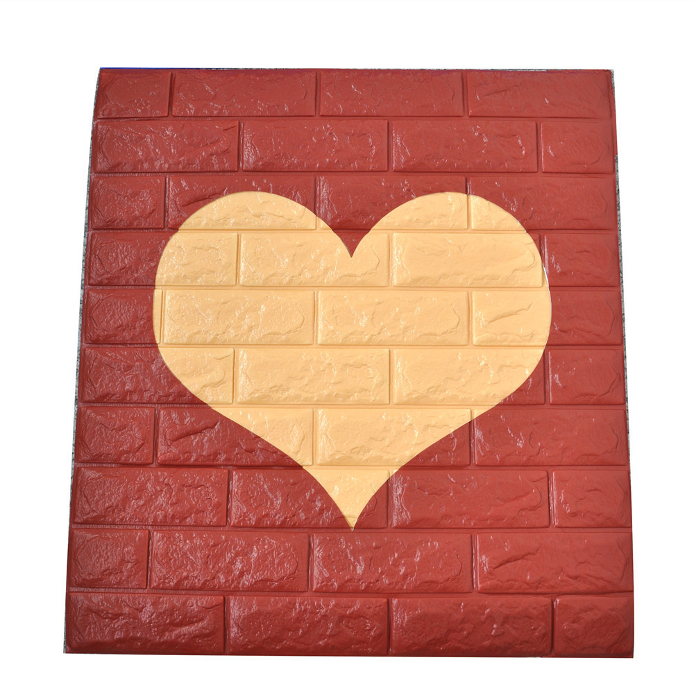 3D Mural Wallpaper brick 3D PE foam Brick Wall Paper