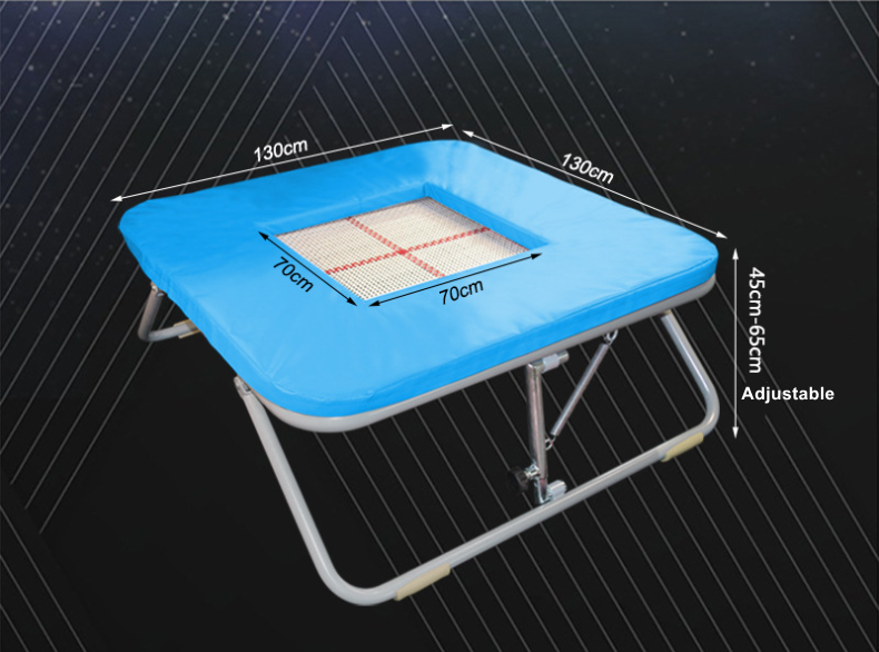 Factory Direct Professional Adjustable Gymnastic Indoor square Trampoline