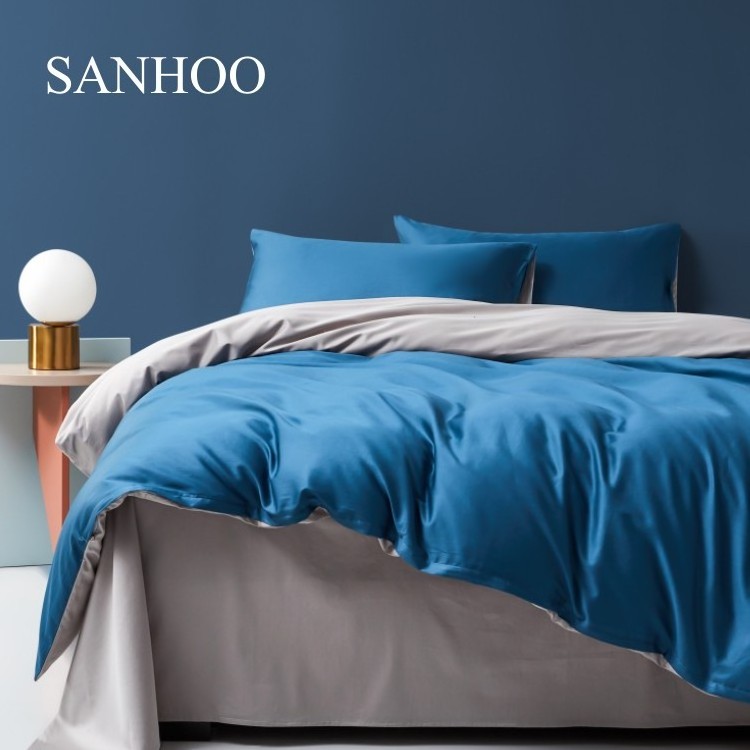 SANHOO China Factory Hotel Collection Bedding 300tc Sabanas De Algodon Cotton Bed Sheet for Hotel