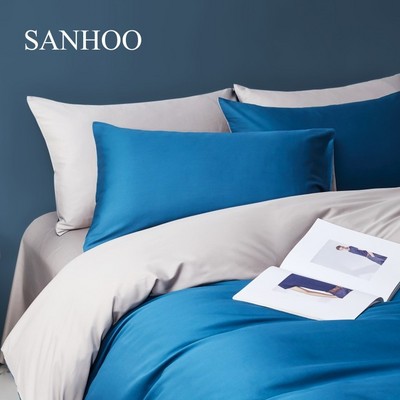 SANHOO China Factory Hotel Collection Bedding 300tc Sabanas De Algodon Cotton Bed Sheet for Hotel