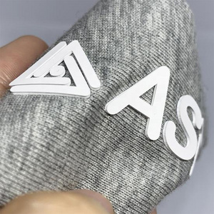 3D Clothing Patches Iron On Silicone Label Heat Transfer Vinyl Logo TPU Patch Custom Logo Patch For Cloths