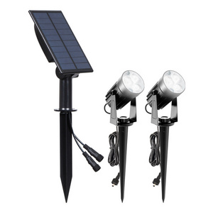 Garden RGB Solar Powered Outdoor Lighting Low Voltage 2W Decoration Waterproof Led Solar Garden Light