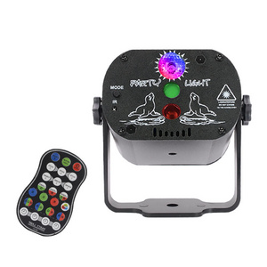 Battery Powered DJ Disco Stage Party Lights with Remote Control for karaoke Laser Light