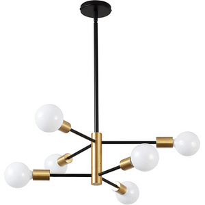 High Quality Modern Nordic Bar Home Chandelier 4 6 8 10 Heads Simple Personality Ceiling Light