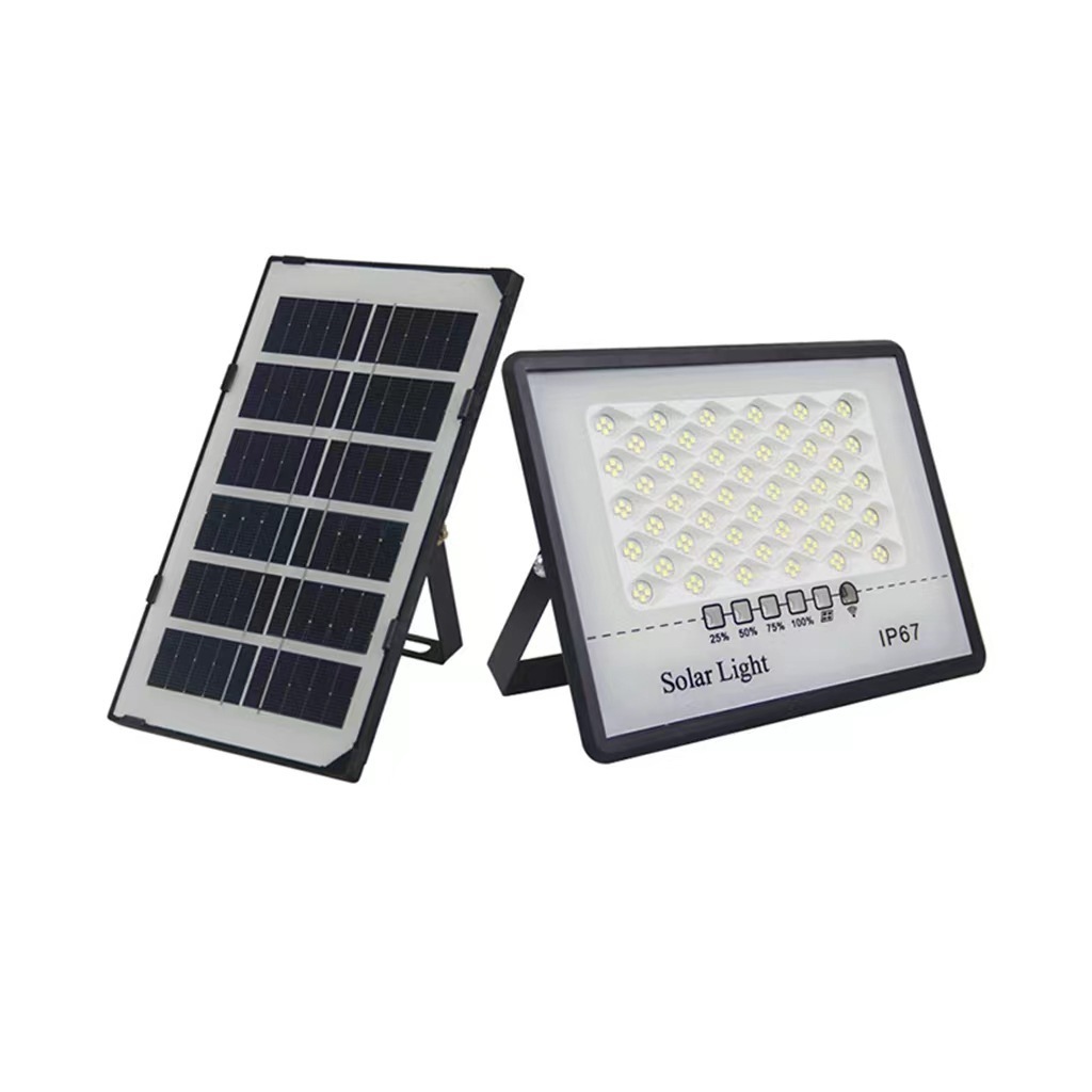 Various Wattages 60W 120W 200W 300W 400W Aluminium High Battery Capacity solar floodlights remote control solar spotlight