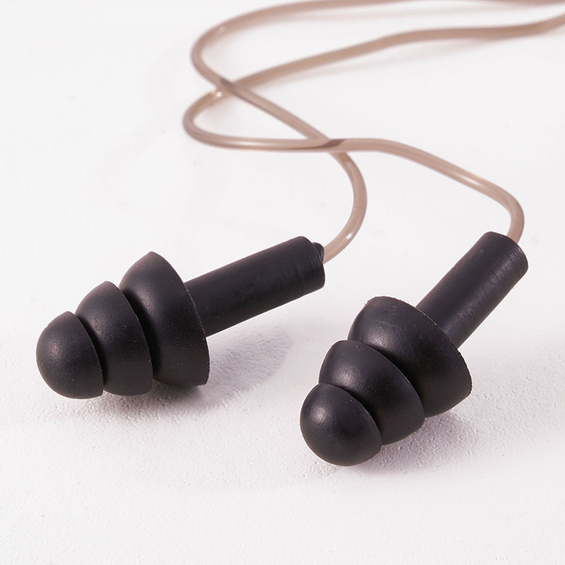 Hot 2023 Corded Ear Plugs Reusable Silicone Earplugs with String Banded Ear Plug Sleep Noise Cancelling for Hearing Protection