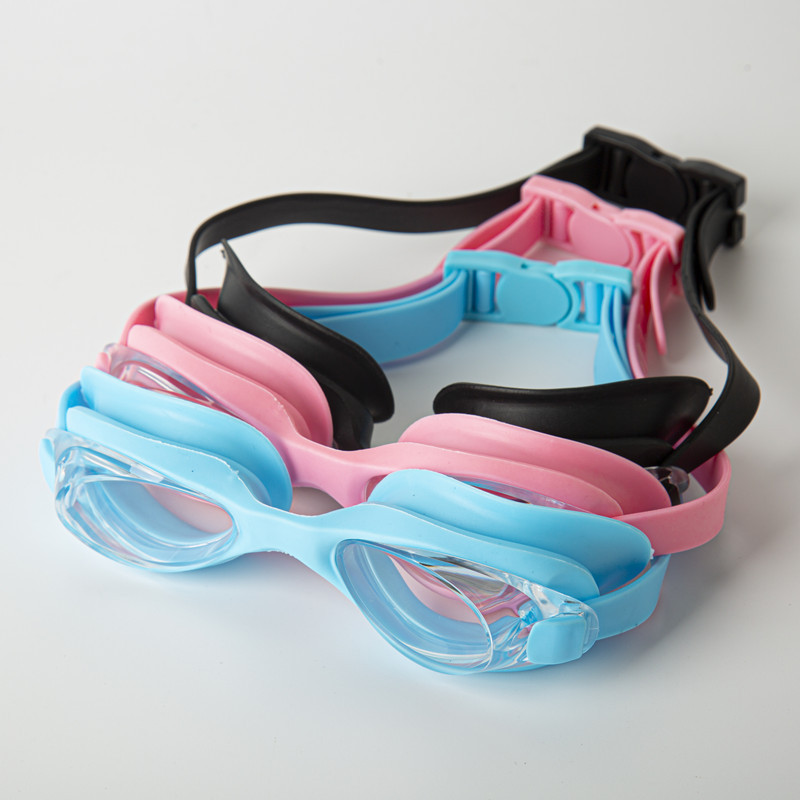 Wholesale Cheap Anti-Fog Eye Protection Glasses Adult Children Kids Small-frame Swimming Goggles