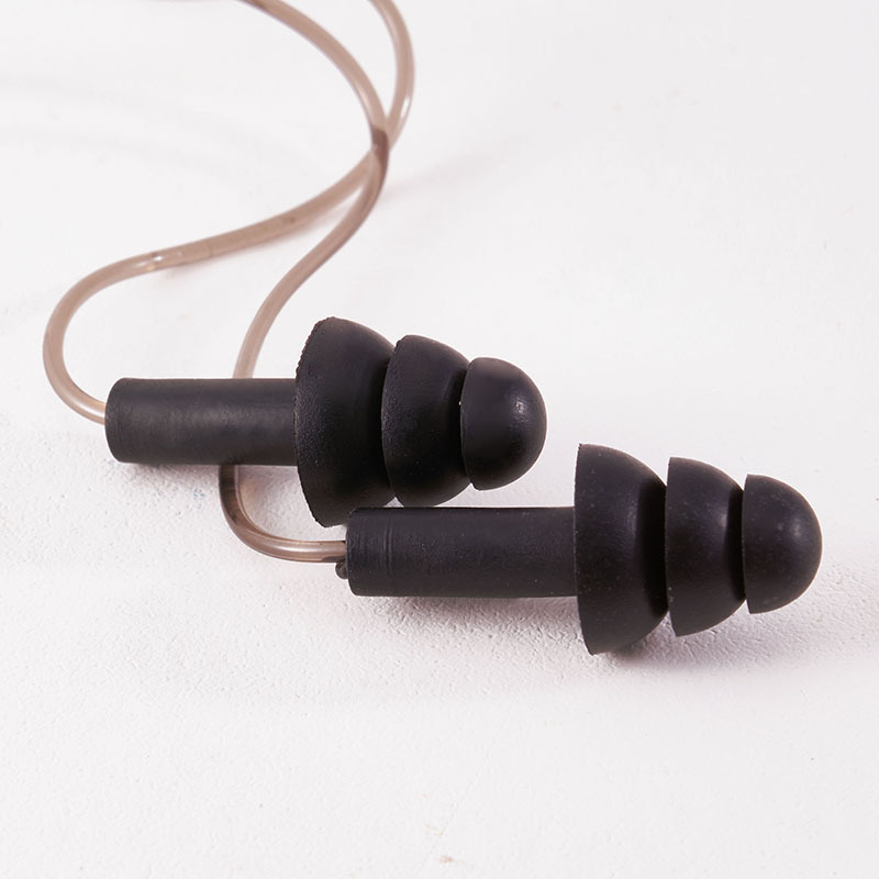 Hot 2023 Corded Ear Plugs Reusable Silicone Earplugs with String Banded Ear Plug Sleep Noise Cancelling for Hearing Protection