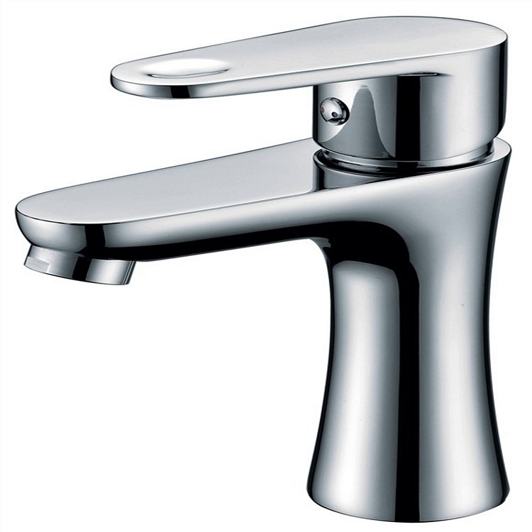 High quality low price brass single handle chrome bathroom faucet