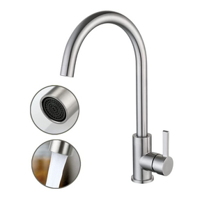 Restaurant Kitchen Sink Faucet Water Faucet Stainless Steel OEM Head Ceramic Logo Accessory Style Time Surface Technical Parts