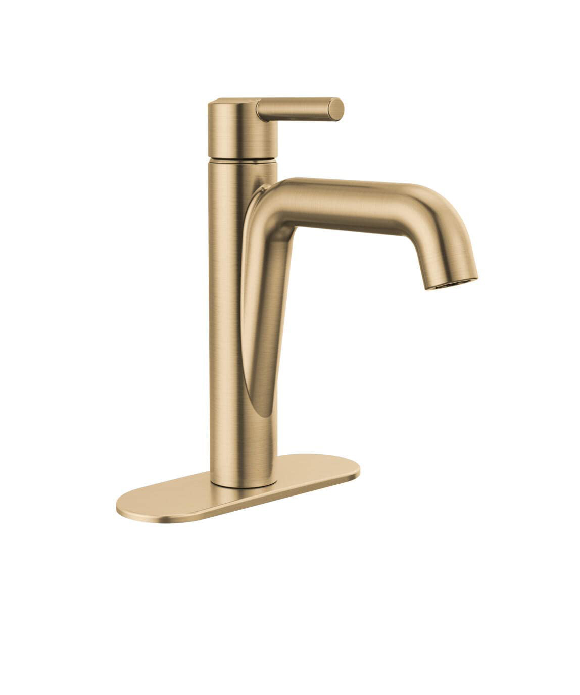 Brushed Gold Bathroom Faucet Champagne Bronze Single Hole Bathroom Faucet Single Handle Bathroom Faucet