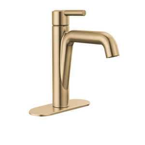 Brushed Gold Bathroom Faucet Champagne Bronze Single Hole Bathroom Faucet Single Handle Bathroom Faucet