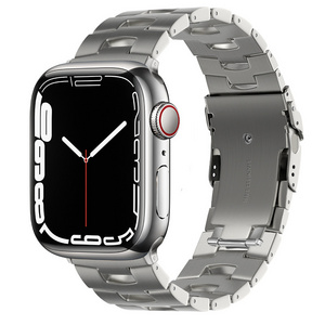 High Quality Pure Titanium Bands For Apple Watch Adjustable Strap for Apple Watch 41mm 45mm Removable Bracelet