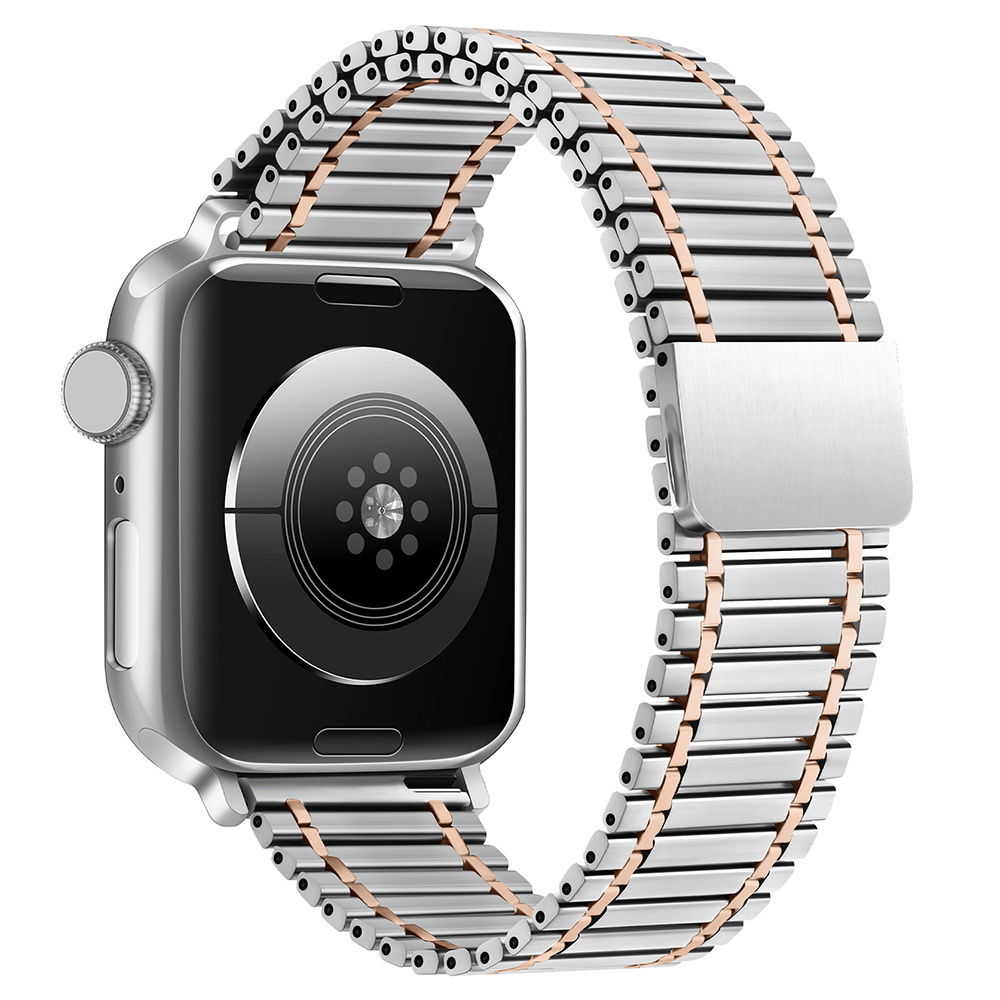 New Magnetic Link Stainless Steel Band for Apple Watch Band Business Style Wrist Watch Strap for Apple Watch Band