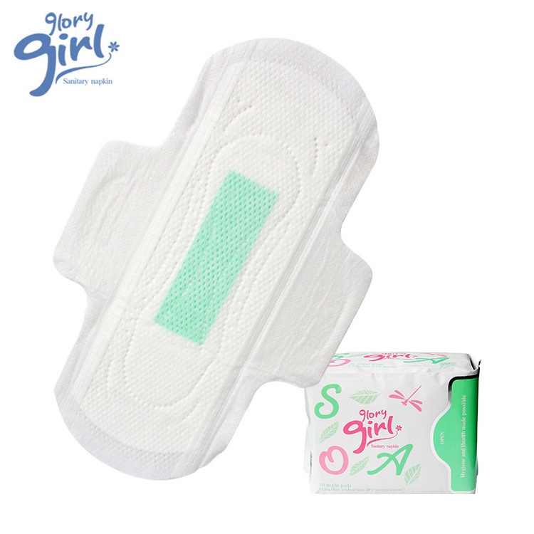 Scented Anion Chip Sanitary Pads Custom Disposable Hygiene Products Menstrual Sanitary Napkins