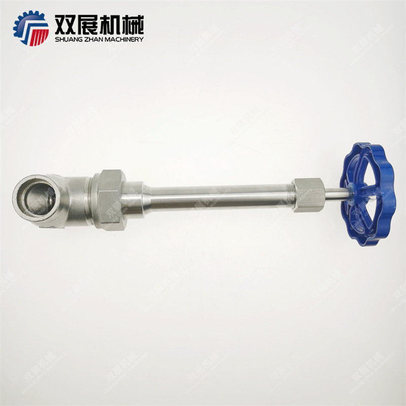 LNG valve for cryogenic liquids and refrigerants Cryogenic SS304 4Mpa DN25 Socket Weld Globe Valve