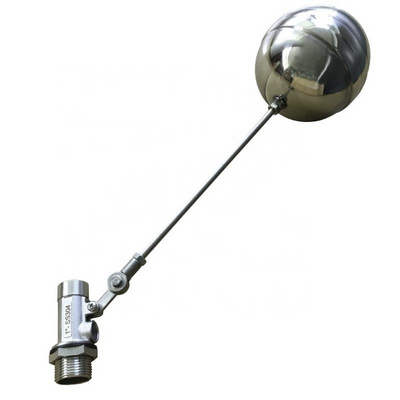 SS304 stainless steel  360 degree rotary water tank adjustable floating ball valve