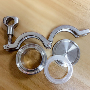 Blind plate set stainless steel tri clamp ferrule