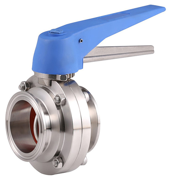 Tri Clamp Type 304 316 Sanitary Quick Loading Opening Duckbill Butterfly Valve