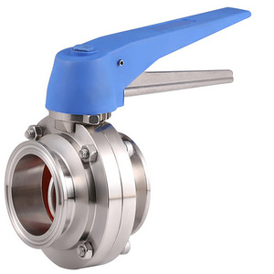 Tri Clamp Type 304 316 Sanitary Quick Loading Opening Duckbill Butterfly Valve