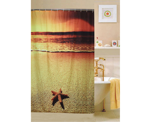 Hoom Curtain Textile Dressing Decorative Polyester European Luxury fabric polyester Shower Curtain