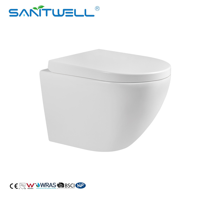 Unique Design China Suppliers Bathroom Toilet Ceramic Water Closet Wall Hung Toilet With In Wall Tank