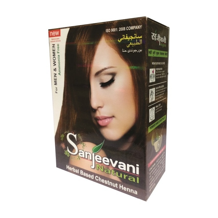 Professional Hair Dye Semi Permanent Ammonia Free Henna  Hair Dye Color At Bulk