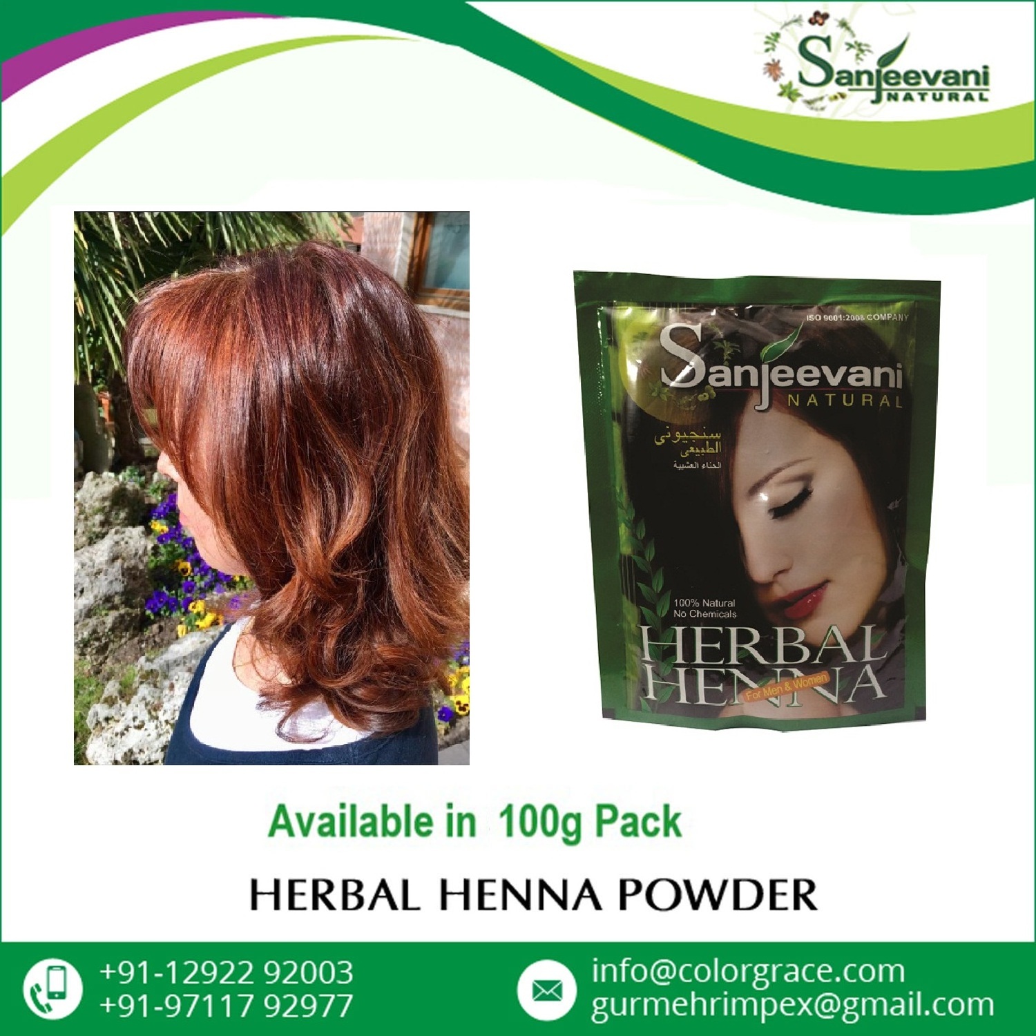 Pure & Natural Global Certified Herbal Henna Powder Top suppliers Henna Powder black henna hair dye