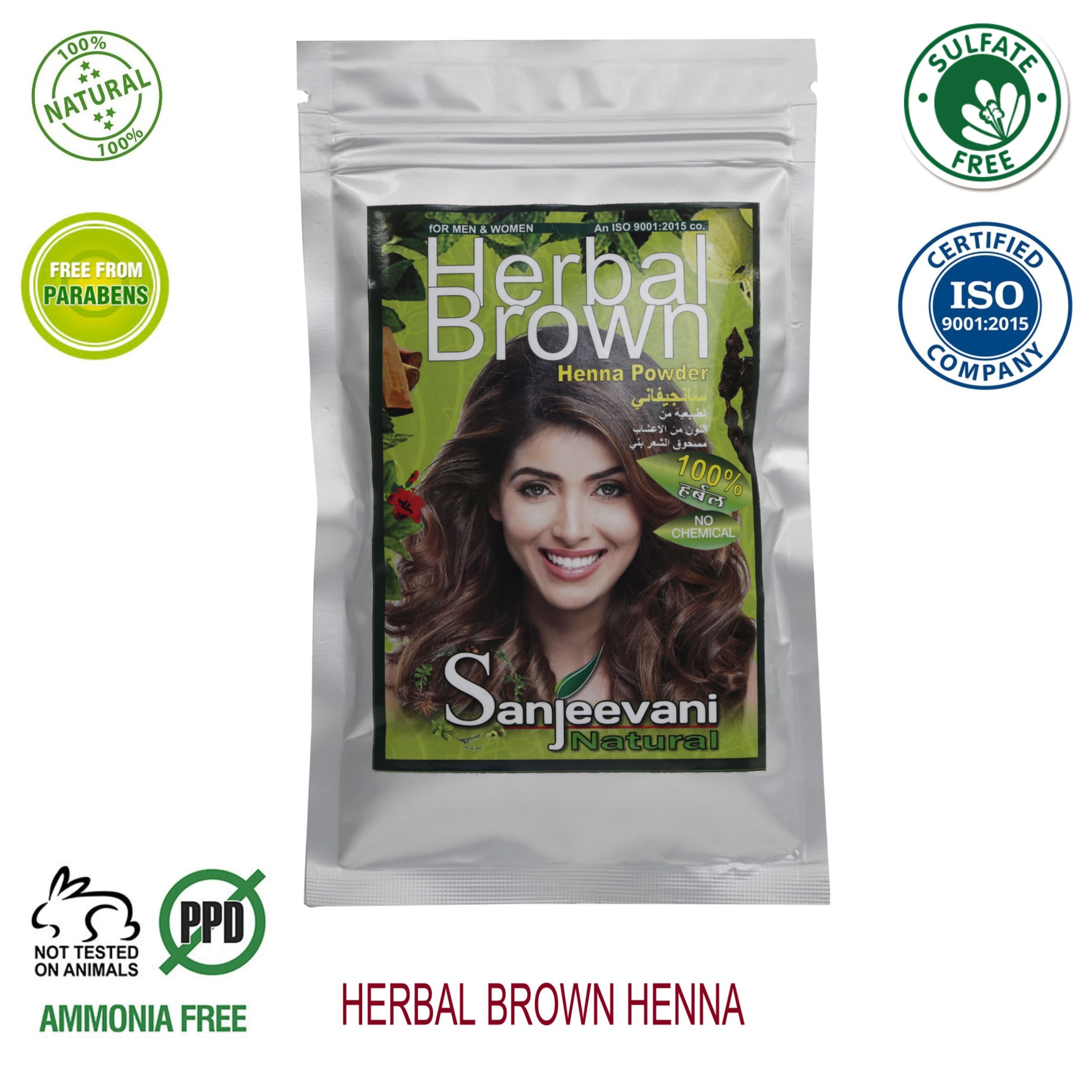 Herbal dark brown henna color hair henna powder black henna long lastng coloring natural hair dye