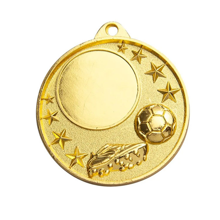 Factory Wholesale Soccer Trophies And Medals Sports Competition Activity Award Gold Silver Soccer Football Medals