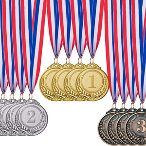 Medal Manufactures Cheap Price Gold Plated Custom Made 3d Blank Metal Sports Race Award School Medals