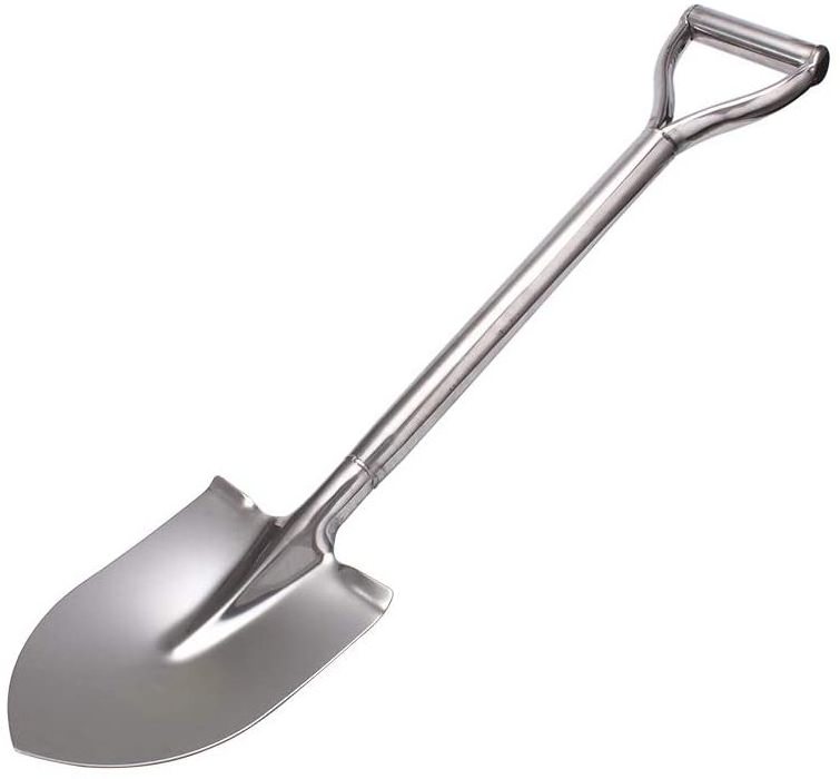 Folding garden working shovel stainless steel camp shovel