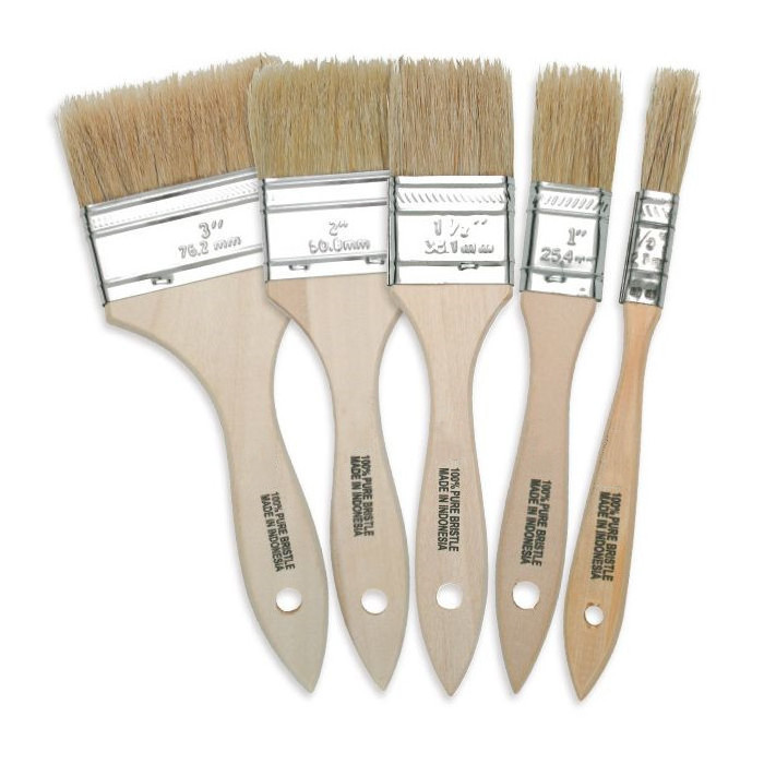 Promotion Popular  Chip Paint brush 2inch detail  wall professional white natural Utility painting brush