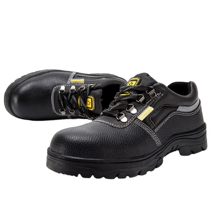 2023 Men Safety Leather Boots Shoes Steel Toe Shoes