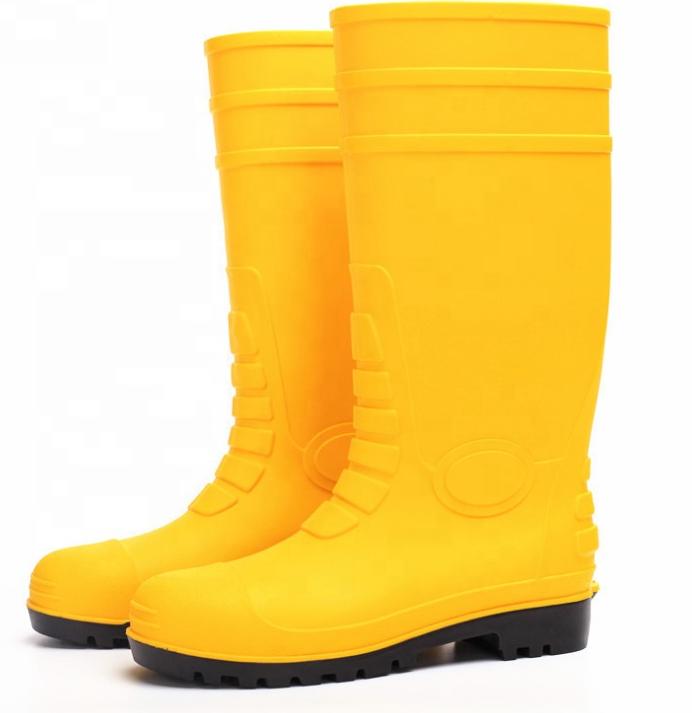 Puncture proof steel toe wellies work water boots rubber riding boots rubber boots