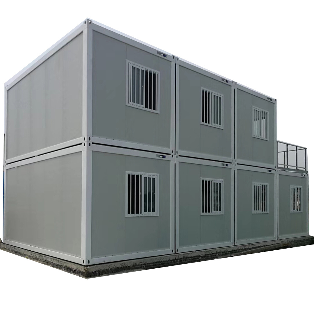 Foldable Container Home Easy Assemble 20ft Flat Pack Container Frames House  Homes Offices Building Garage