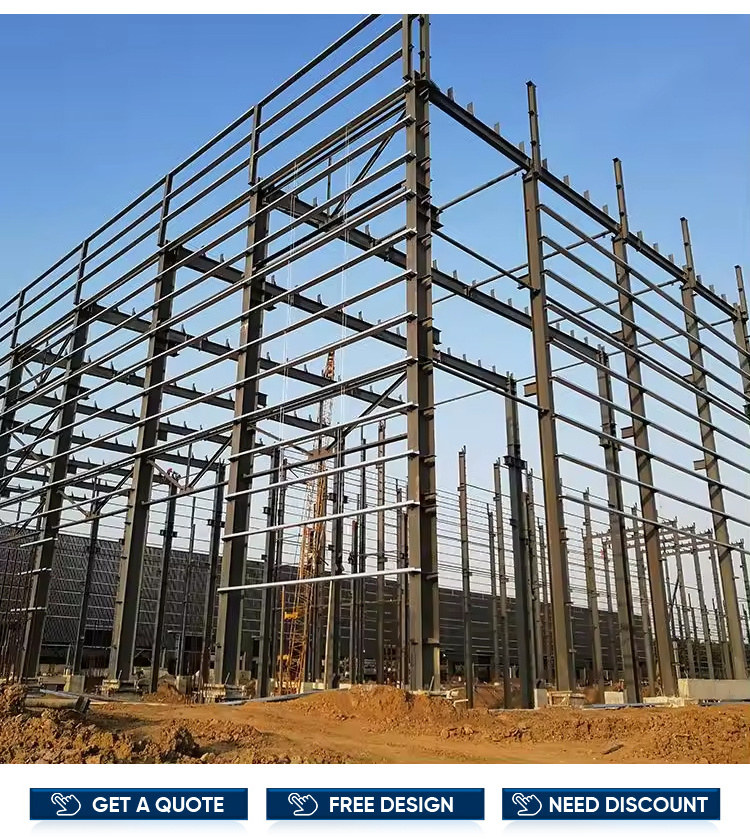 Warehouse Prefabricated Steel Structure Building Aluminium Space Frame Steel Structure Prefabricated Shed