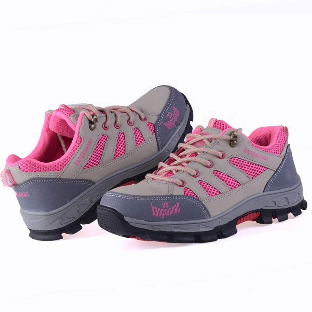 Casual Industrial Protective Breathable Work Female Boot Steel Toe Safety Shoes for Women