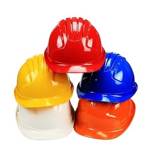 whole sale Adult size hard hat safety helmets building safety helmet color customized with protector facial pvc