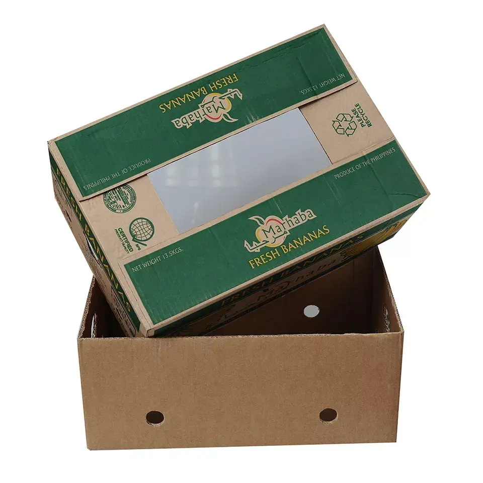 Factory Supplier Custom Wholesale Tomato Banana Apple Citrus Paper Fruit Carton Box