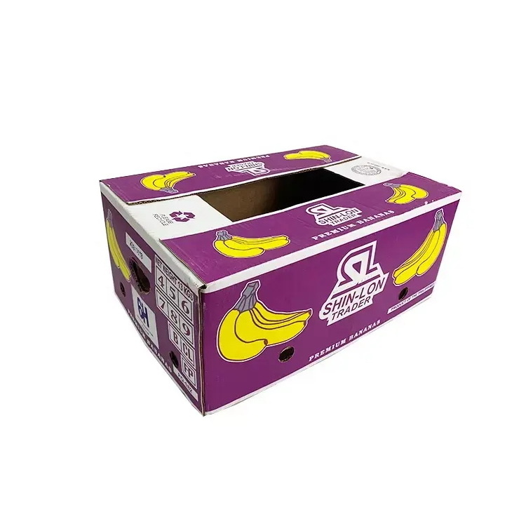 Factory Supplier Custom Wholesale Tomato Banana Apple Citrus Paper Fruit Carton Box